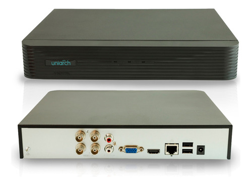 Dvr 6ch 5mp (4ch Bnc/ 2ch Ip) Pentahibrido Xvr-104g3 Uniarch