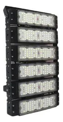 Projetor Refletor Modular Led Linear Ferro Torre 300w Ip67 Cor Da Carcaça Preto Cor Da Luz Branco-frio 110v/220v