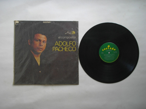 Lp Vinilo Adolfo Pacheco El Compositor Edición Colombia 1980