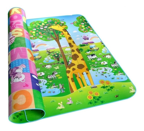 Alfombra Antigolpes Cubre Piso Niño Bebe 1.80x1.20 Mts