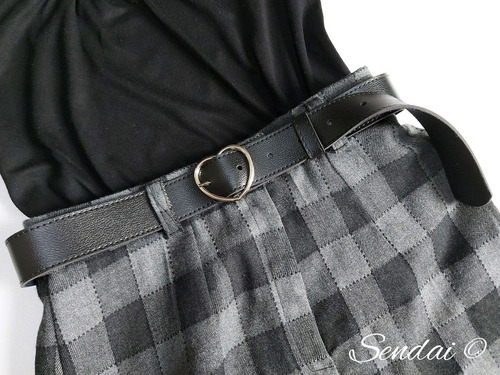 Cinto Feminino De Corino Fivela De Coração Cor Preto Tamanho P