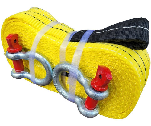 Combo Eslinga Rescate Remolque Grande Auto 4x4 5 Mts 10000kg