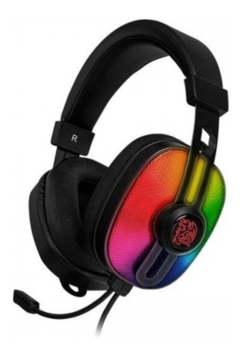 Audifonos Gamer Thermaltake Pulse G100 Ht-pls-anecbk-28-m Color Negro Color de la luz RGB