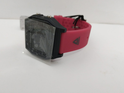 Reloj Negro/rojo Reebok Hombre Mod. Rkvneg9p4irbb