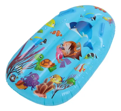 Flotador De Piscina Con Forma De Barco Pirata Para Niños – Inflable De PVC Con Pistola De Agua Integrada – Ideal Para Juegos Acuáticos En Piscina Y Playa