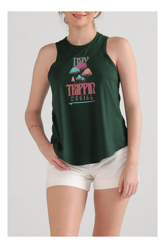 Camiseta Tank Day Tripper Mujer Verde-xl Oneill
