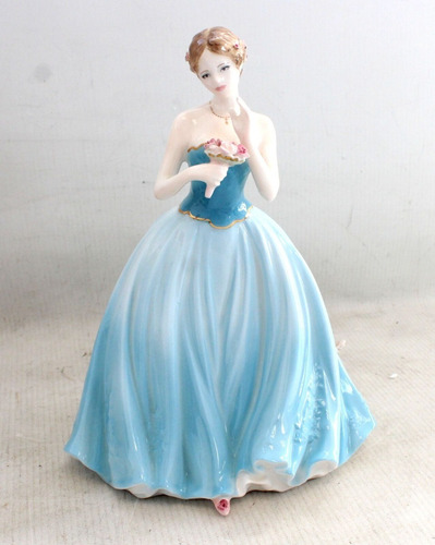 Figurina De Porcelana Inglesa Coalport Rose 23 Cm