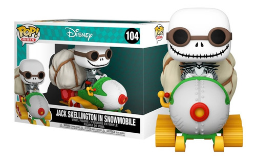 Funko Pop Disney! Jack Skellington In Snowmobil 104