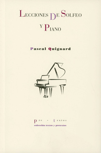 Libro: Lecciones De Solfeo Y Piano