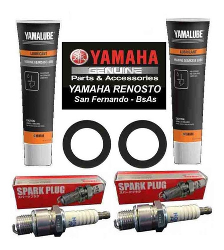 Kit De Servicio Con Bujias Para Motores Yamaha 25hp 2t