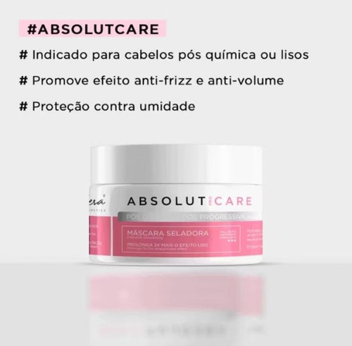 Progressiva Mascara Capilar Sem Formol Semi Definitiva Kit 4