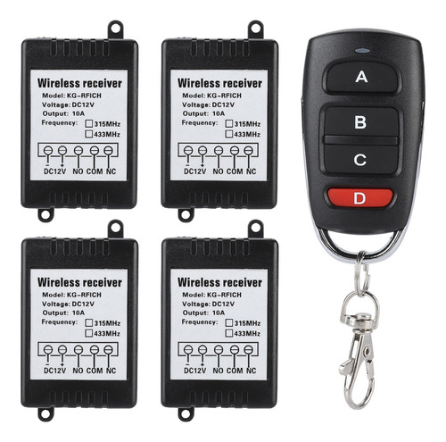 Sistema De Control Remoto Inalámbrico Unidireccional De 12 V