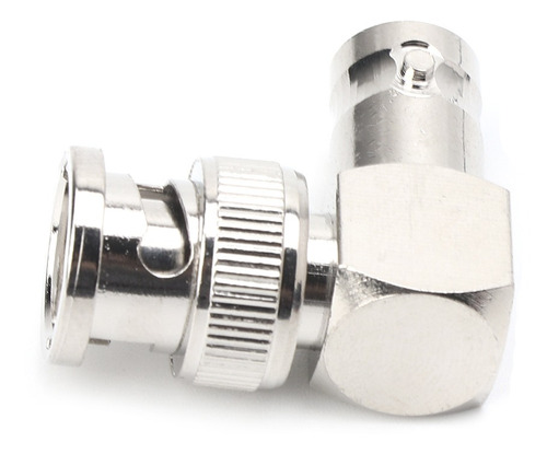 Adaptador De Cable Coaxial Del Rf En Forma De L Bnc Macho Án