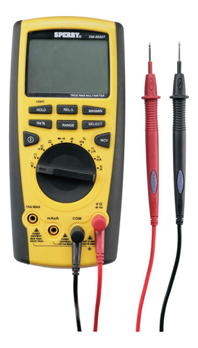 Sperry Instrumentos Dm6650t True Rms Multmetro Digital, Func