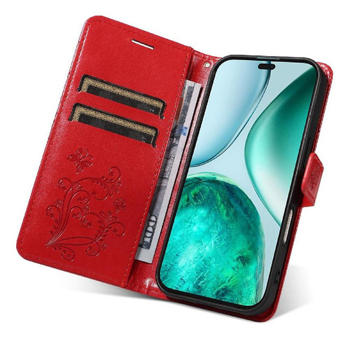 Funda Magnética Case For Honor X8c 4g De Piel Sintética Con Soporte Abatible Con Ranura Para Tarjetas, Funda A Prueba