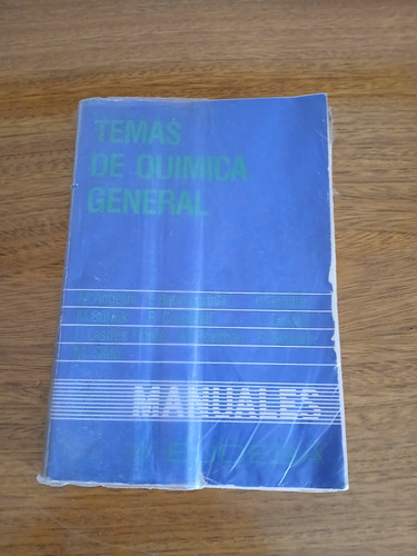 Temas De Quimica General Editorial Eudeba (Usado)