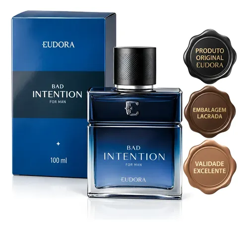 Perfume Masculino Intenso Eudora Bad Intention 100ml