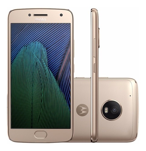 Celular Moto G5 Plus Xt1683 Android 7.0  32gb 4g Dourado