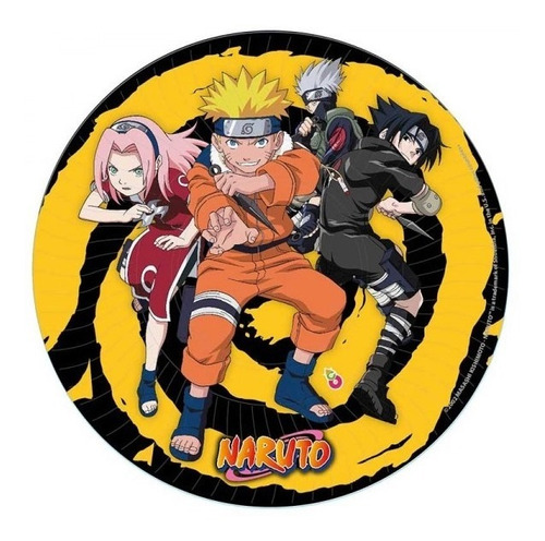 Platos De Carton Naruto
