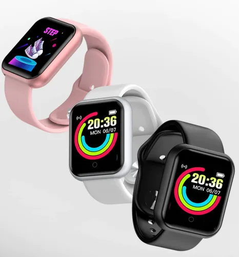 Smartwatch Smart Bracelet D20 1 1.3 Rosa Reloj Inteligente