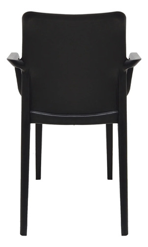 Silla De Comedor Biella Con Brazos De Plástico Resistente