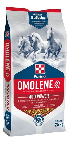 Omolene 400 Power Alimento Purina Caballos De Carreras 25kg