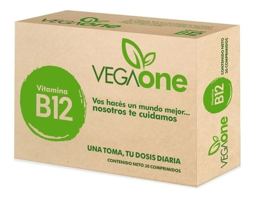 Vitamina B12 Vegaone X30 Comprimidos Promo 6 Cajas