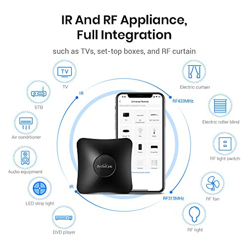 Broadlink Ir/rf Smart Home Hub-wifi Ir/rf Blaster Autom...