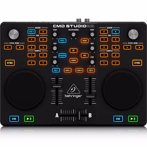 Behringer Cmd Studio 2a Controlador 2 Decks Usb Para Dj