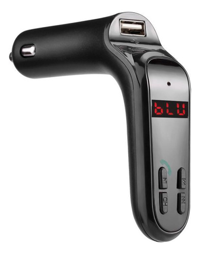 Transmissor Fm Veicular Bluetooth/carregador Preto