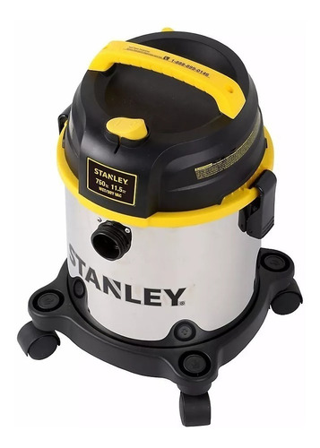 Aspiradora industrial De tacho Stanley SL18136 11.5L  plateada, negra y amarilla 220V 50Hz/60Hz