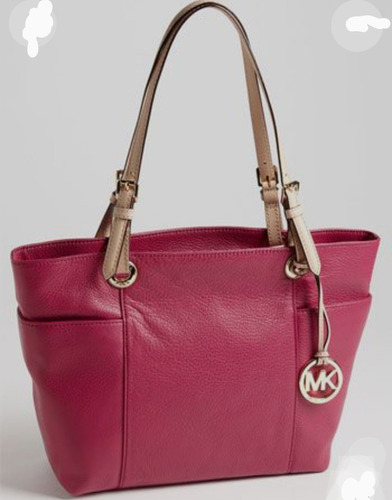 Bolsa Michael Kors Magenta De Piel 