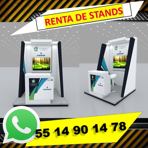 Renta De Stands 3x3 6x3 6x6 Exposicion Cdmx Mamparas Eventos