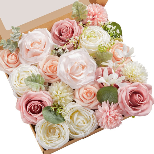 Flores Artificiales Flores Rosas Falsas For Tarta Diy Ramos