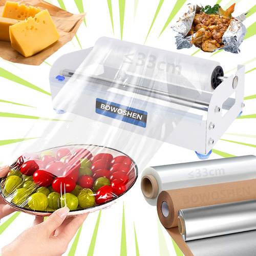 Bowoshen Emplayadora De Alimentos Acero Inoxidable Para Comercial 43cm
