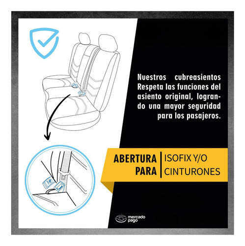 Cubre Asientos Para Tacoma 2024 Sr/ Trd Diseño Sport Line