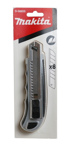 Imagen 1 de 4 de Cúter Makita Automático 8 Hojas Repuesto Metal Alta Calidad