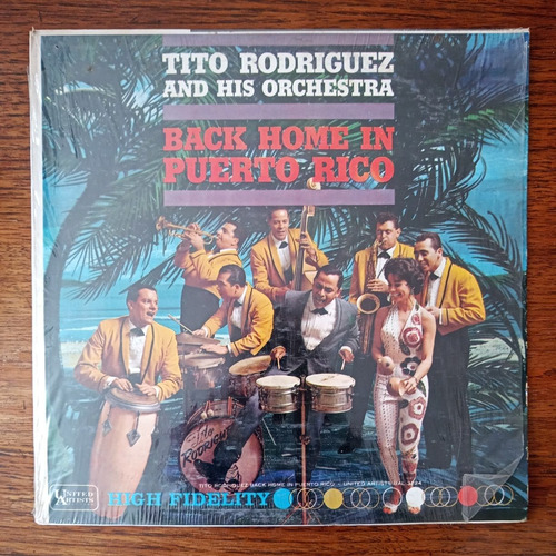 Tito Rodriguez. Back Home In Puerto Rico. Disco Vinilo