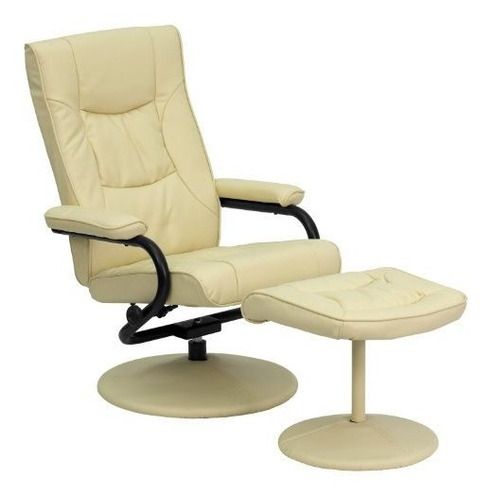 Sillón Reclinable Rachel Con Otomana, Piel Sintética