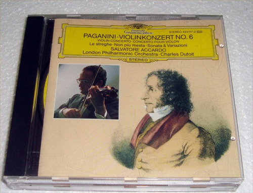 Dutoit Accardo Paganini Violinkonzert 6 Cd Frances / Kktus