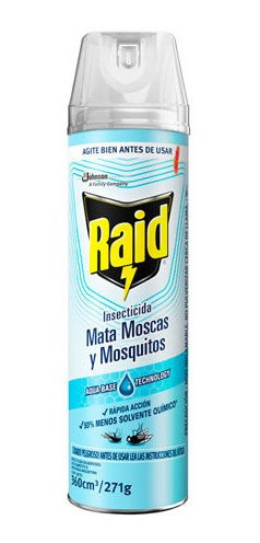 Imagen 1 de 6 de Raid Mata Moscas Y Mosquitos Base Acuosa 360ml