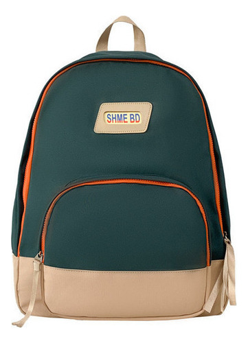 Bolso De Hombro Schoolbag Clash Color Para Estudiantes Unive