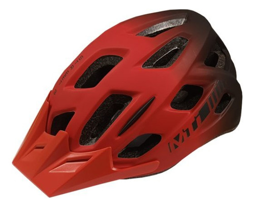 Casco P/ Bicicleta Mtb Mti Street Con Luz Bicolor 