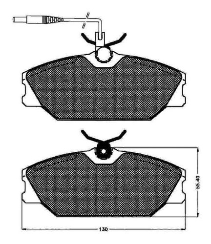 Pastilla De Freno Renault ---laguna 1.8- 1.9- 2.0 - Grand To
