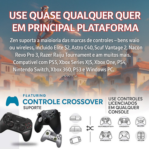 Adaptador Cronus Zen Gamer Usb P/ Ps3/ps4/ps5/xbox Manete