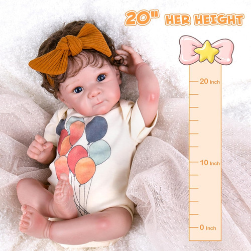 Muñeca Realista Bebe Reborn 50cm Regalos Navidad Juguete