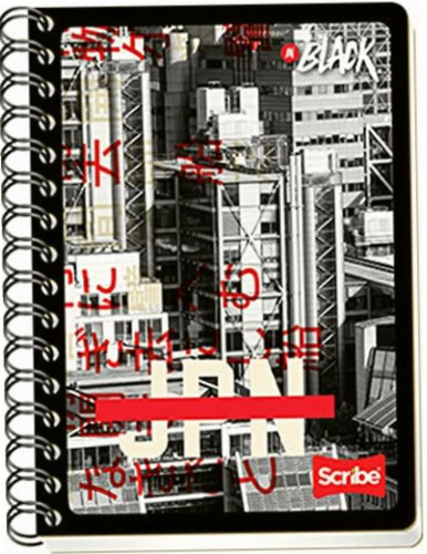 Scribe, Inblack, Cuaderno Francés Con Espiral Doble De
