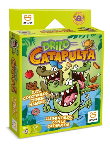 Juego Drilo Catapulta Alimenta Los Cocodrilos Arval