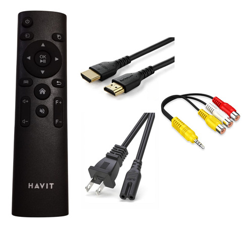 Proyector Multimedia Havit Pj209a Pro 450ansi Lumens Blanco