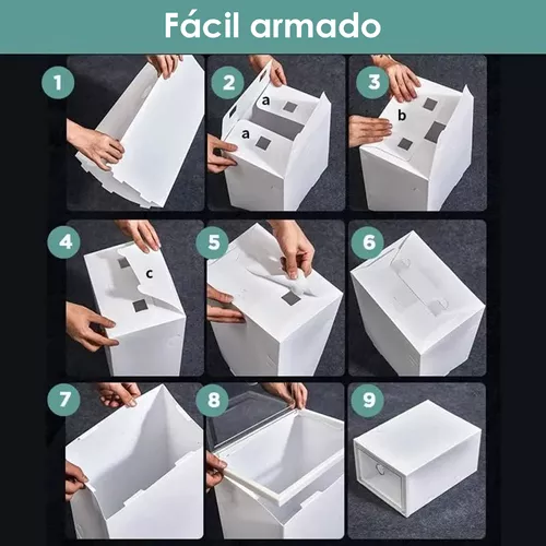 organizador hecho con caja de zapatos 